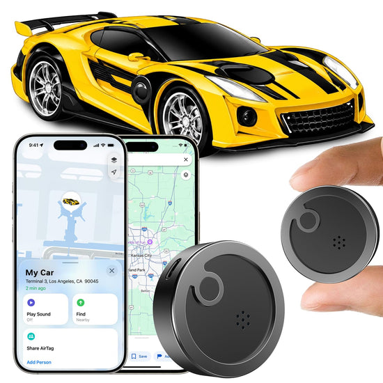 Agvsre GT36 Electroplating GPS Tracker,No Monthly fee Required GPS Locator | Global Coverage Without SIM Card | 390"