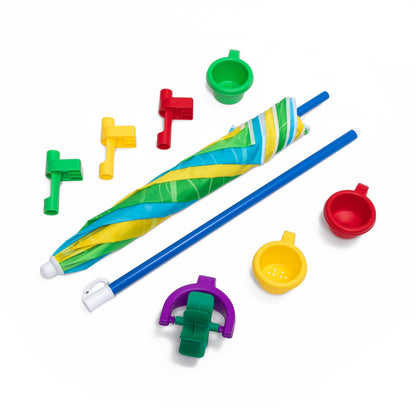 Step2 splash pool with umbrella and toy accessories for toddlers 2+ years old