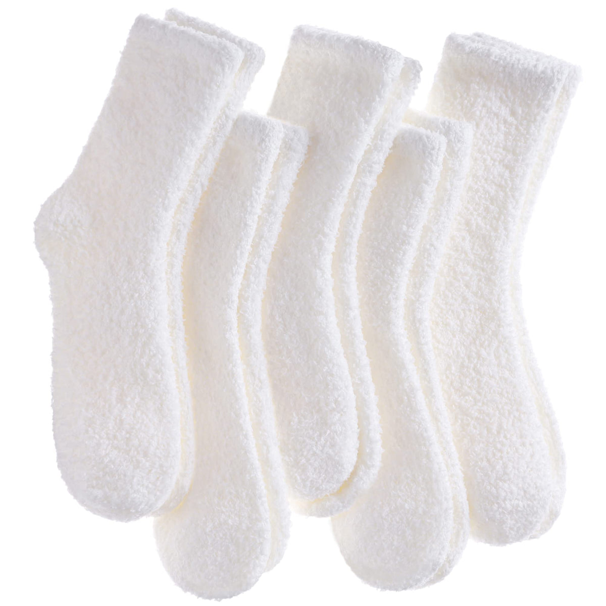 CHOWISH women's fuzzy slipper socks — super soft fluffy cozy winter socks