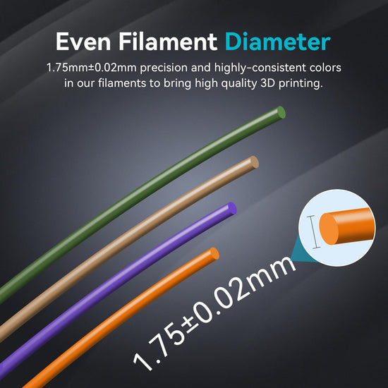 SUNLU PLA Plus filament - 1.75mm black 1kg spool with dimensional accuracy +/- 0.02 mm
