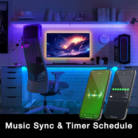 DAYBETTER string lights — Smart WiFi RGB color changing for home decor