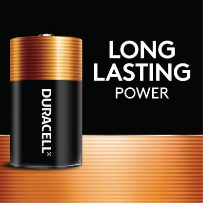 Duracell D batteries - long-lasting power for household and office devices