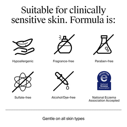 Neutrogena skin cleaning agent — fragrance free foaming daily cleanser for sensitive skin