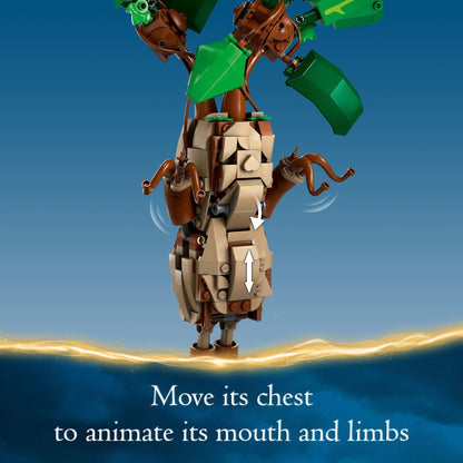 LEGO Harry Potter Mandrake figure and pot plant toy - magical creature playset for kids