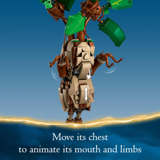 LEGO Harry Potter Mandrake figure and pot plant toy - magical creature playset for kids