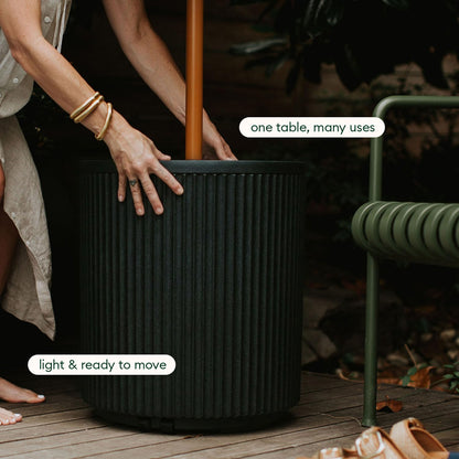 Veradek side table — demi shade design