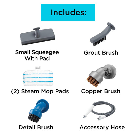Steam cleaner — Black+Decker 5-in-1 corded model with portable steamer attachment