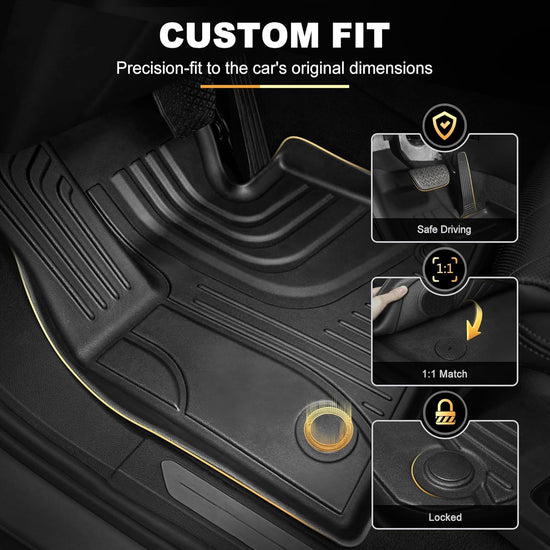 VEHICLE_MAT — AOMSAZTO all weather floor mats for 2020-2026 BMW X6
