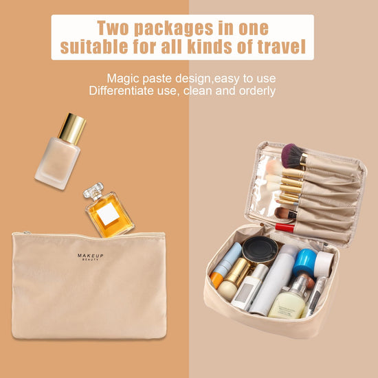 Queboom cosmetic case — travel-friendly design for men and women