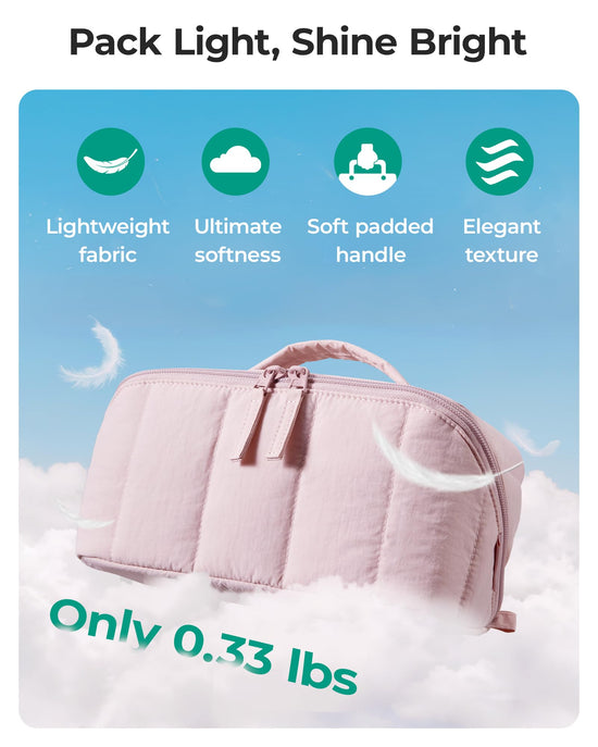 BAGSMART carrier bag case — puffy design makeup organizer