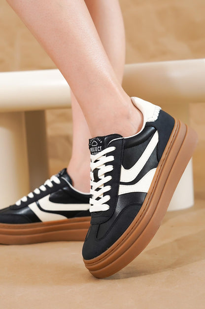 Shoes — Lightweight and non-slip lace up sneakers with memory foam insole for women 2026.
