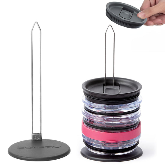 ITEM_CONTAINER — Slim vertical organizer for Stanley and Yeti cap lids