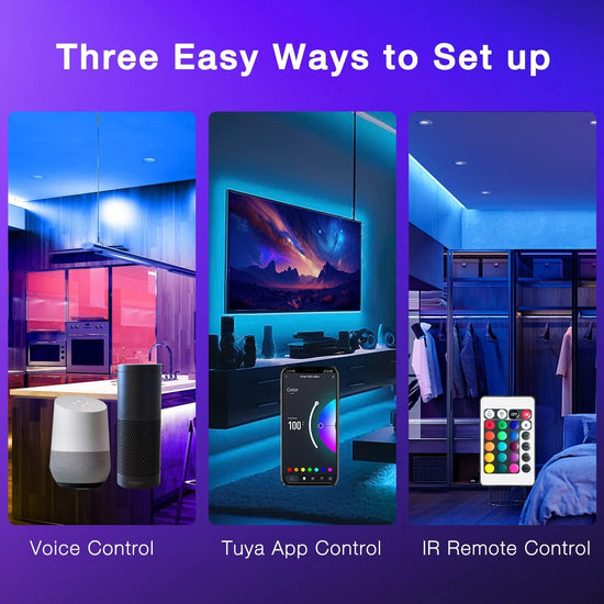 DAYBETTER string lights — Smart WiFi RGB color changing for home decor