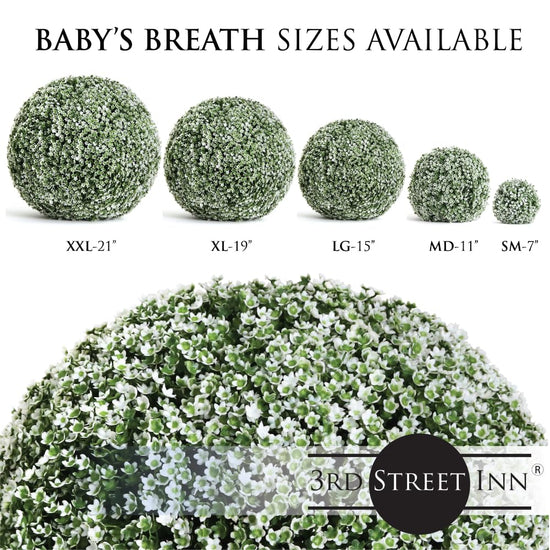 Artificial plant - 3rd Street Inn topiary ball for indoor and outdoor use