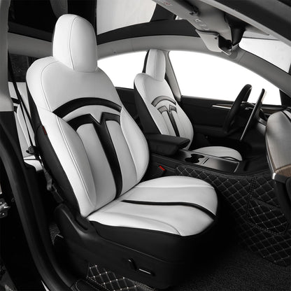 Vehicle seat cover — Custom fit leather cover for Tesla Model Y 2020-2025