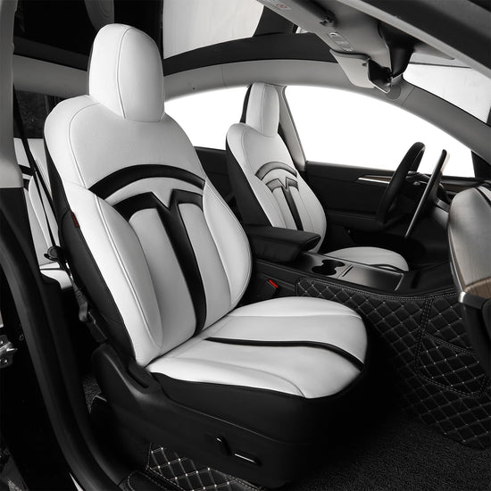 Vehicle seat cover — Custom fit leather cover for Tesla Model Y 2020-2025