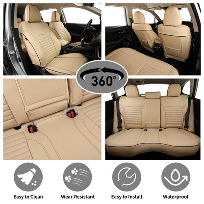 EKR Outback seat covers - Custom fit faux leather for Subaru Outback 2020-2025