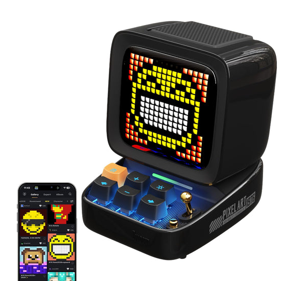 Divoom Ditoo speaker — compact design and retro aesthetics