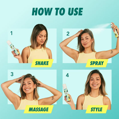 Batiste dry shampoo - Variety pack with original and tropical fragrances, 4 count