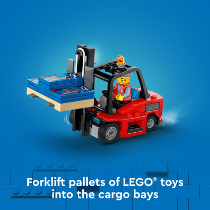 LEGO City delivery truck toy — includes 3 minifigures, ages 8+ years, 60440