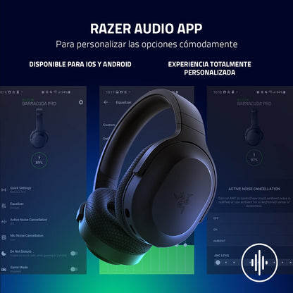 Razer Barracuda wireless headphones — gaming and mobile compatibility
