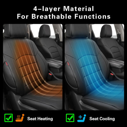 EKR Murano seat covers - Custom fit faux leather for Nissan Murano 2015-2024