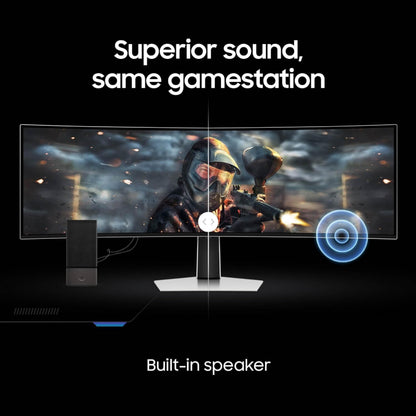 Samsung monitor — 49 inch curved QD-OLED with 240Hz refresh rate and G-Sync compatible