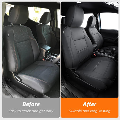 DrCarNow vehicle seat cover — leather, waterproof for Toyota Tacoma 2016-2023