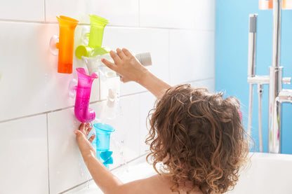 BATH_TOY — Boon Pipes building toddler bath tub toy for kids 12 months and up