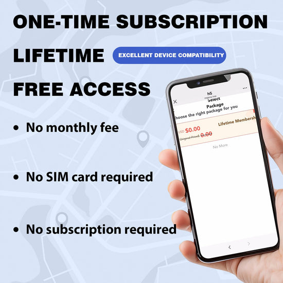 GPS tracker — no monthly subscription and waterproof design with magnetic mount