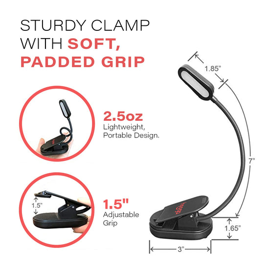 Hooga lamp — rechargeable LED with adjustable brightness levels and eye care design