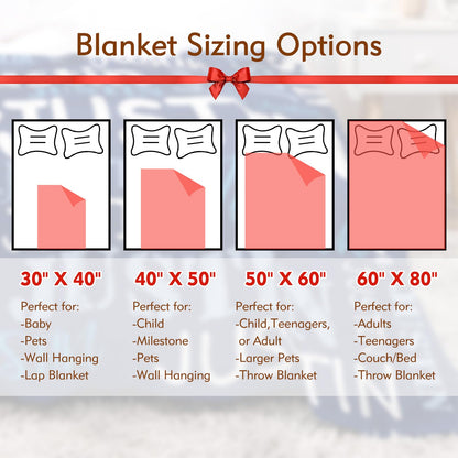 Corissy personalized custom blankets for kids with name and next day shipping