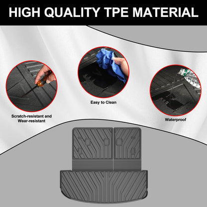 AOMSAZTO cargo mat - TPE all weather trunk cover for 2020-2024 Kia Telluride