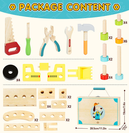 Lehoo Castle kids tool set — Imaginative play for little builders