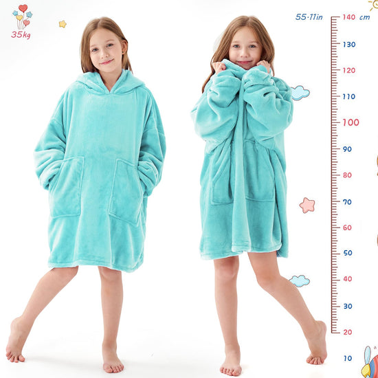 Aemicion wearable blanket hoodie for adults and kids, great gift option for birthdays