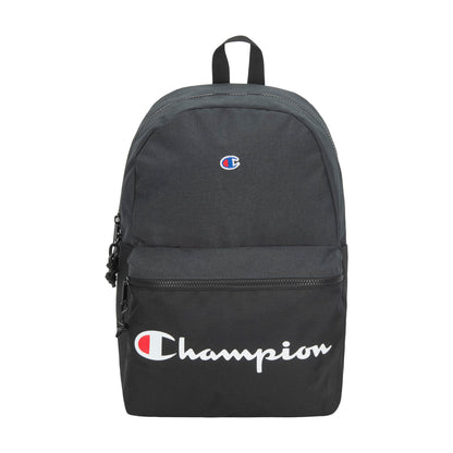 Champion backpack — Padded adjustable straps and water bottle pocket