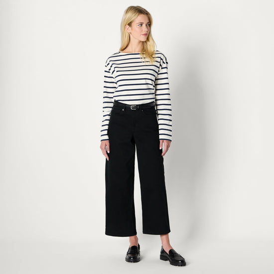 PANTS — High-rise wide leg crop style by Amazon Essentials
