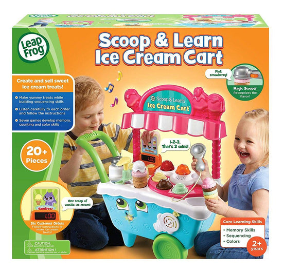 LeapFrog pretend play toy — Scoop and learn ice cream cart