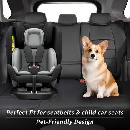 coverdream RAV4 seat covers - custom fit luxury waterproof leather for 2019-2024 Toyota RAV4