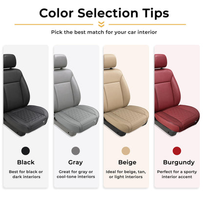 Black Panther vehicle seat cover — Luxury faux leather with anti-slip design
