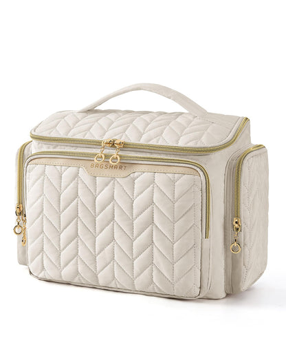 COSMETIC CASE — Large wide-open design with handle by BAGSMART