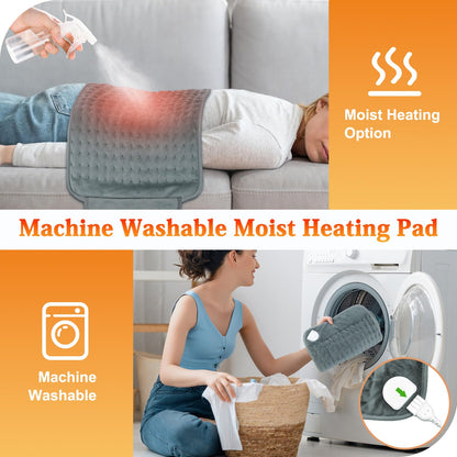 Electric heating pad — relief for back pain and period cramps
