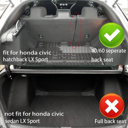 AOMSAZTO vehicle seat covers — custom fit faux leather for Honda Civic Hatchback 2022-2025