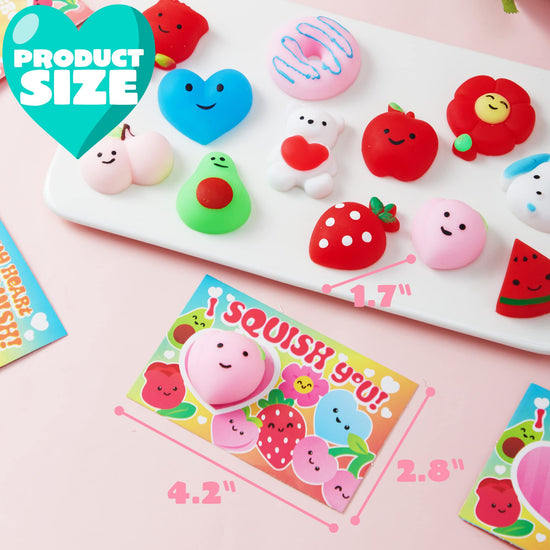 JOYIN squeeze toy - 28 pack of cute kawaii mochi squishy toys