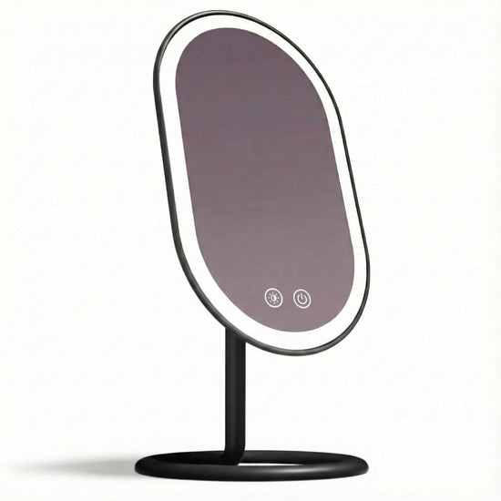 Fancii LED lighted vanity mirror — rechargeable cordless design with dual magnification and 3 light settings