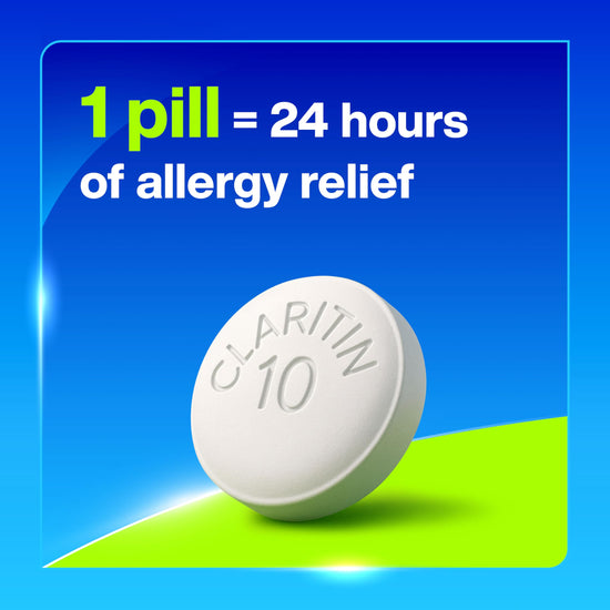 Claritin allergy medicine — 24 hour non-drowsy relief, 100 count tablets
