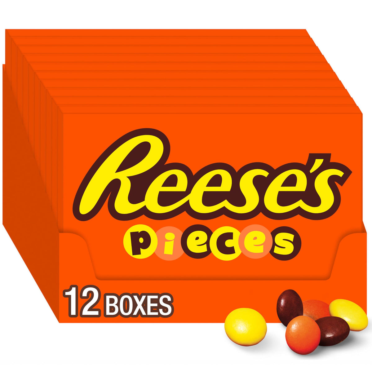 Chocolate candy — Reese's Pieces peanut butter in a crunchy shell
