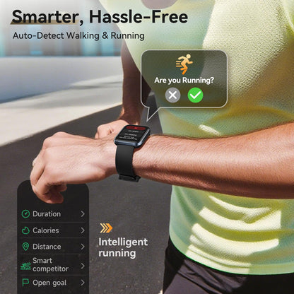 Wearable computer — Smart watch with Alexa, heart rate monitor and fitness tracker