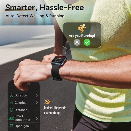 Wearable computer — Smart watch with Alexa, heart rate monitor and fitness tracker