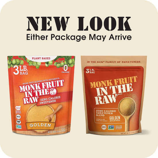 Sugar substitute — Monk fruit sweetener with erythritol, sugar-free by Monk Fruit in the Raw